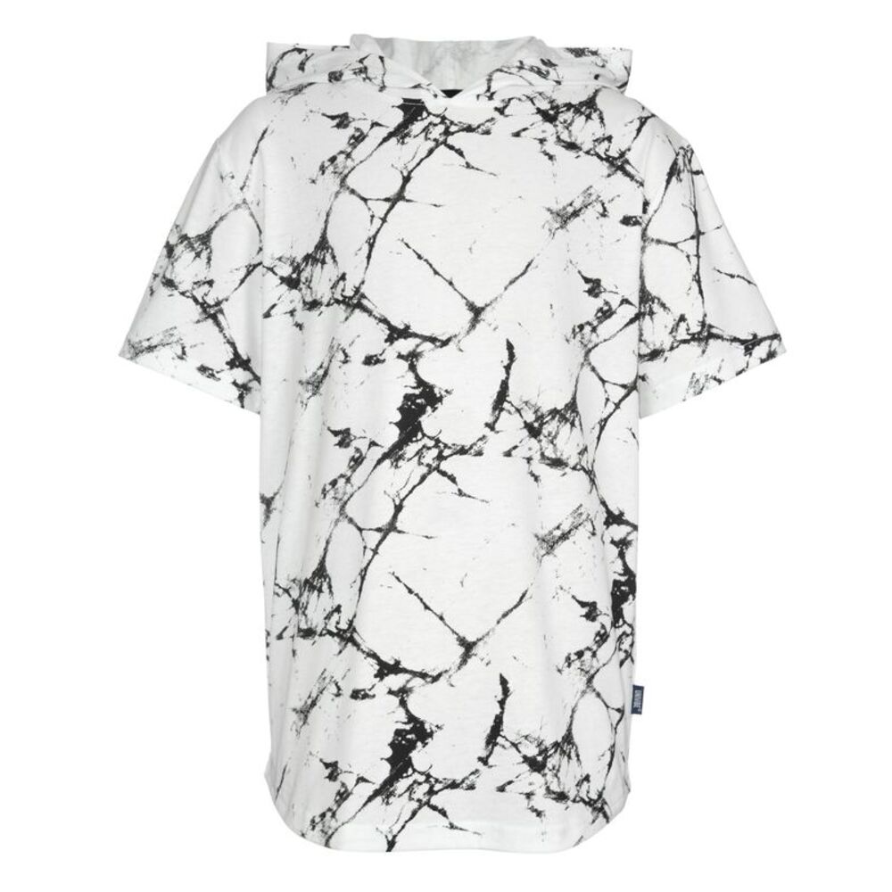 Univibe Big Boys Fletcher Crackle Print Short Sleeves Knit Hoody T-Shirt